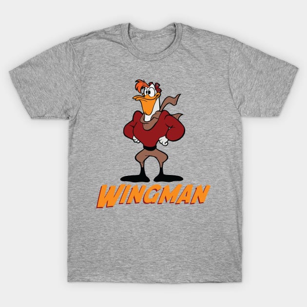 Wingman - Launchpad McQuack T-Shirt by AlteredWalters